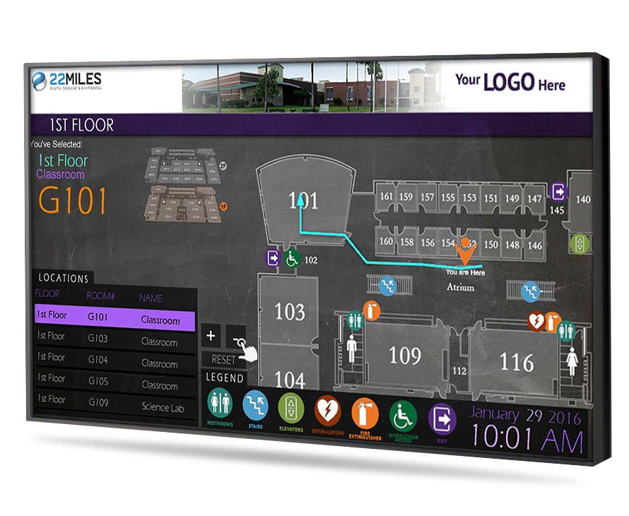 touchscreen digital directory touchscreen digital directory