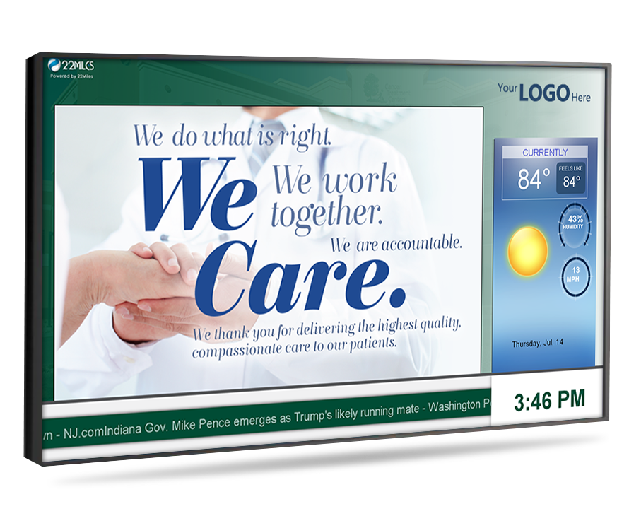 digital signage for doctor offices