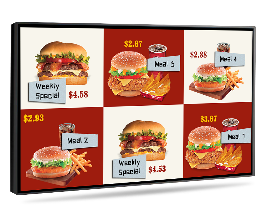 hd digital menu boards