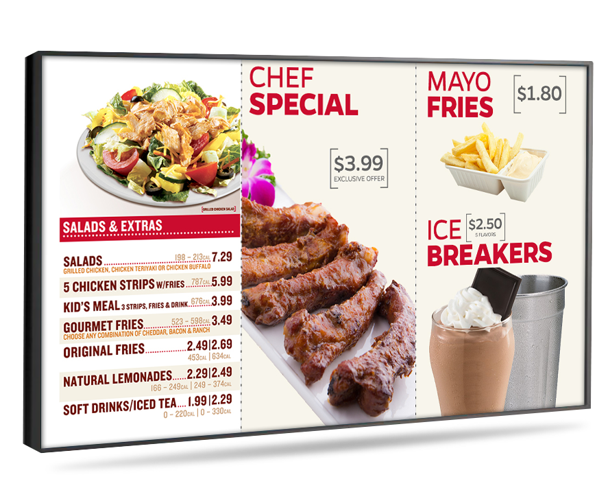 digital menu boards