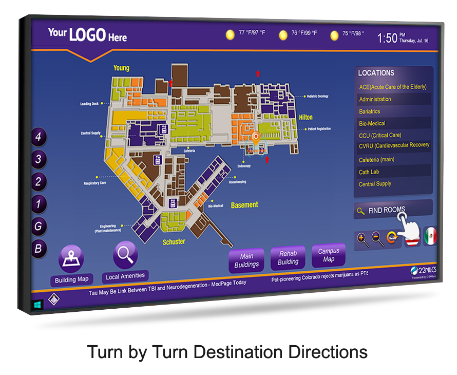 Treasure Island Center: Multipurpose Wayfinding - Visix